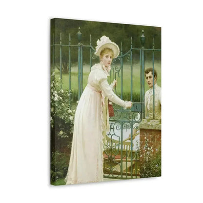 Edmund Blair Leighton (1853-1922) Where There's a Will - Canvas Wall Art - The Sticker Space