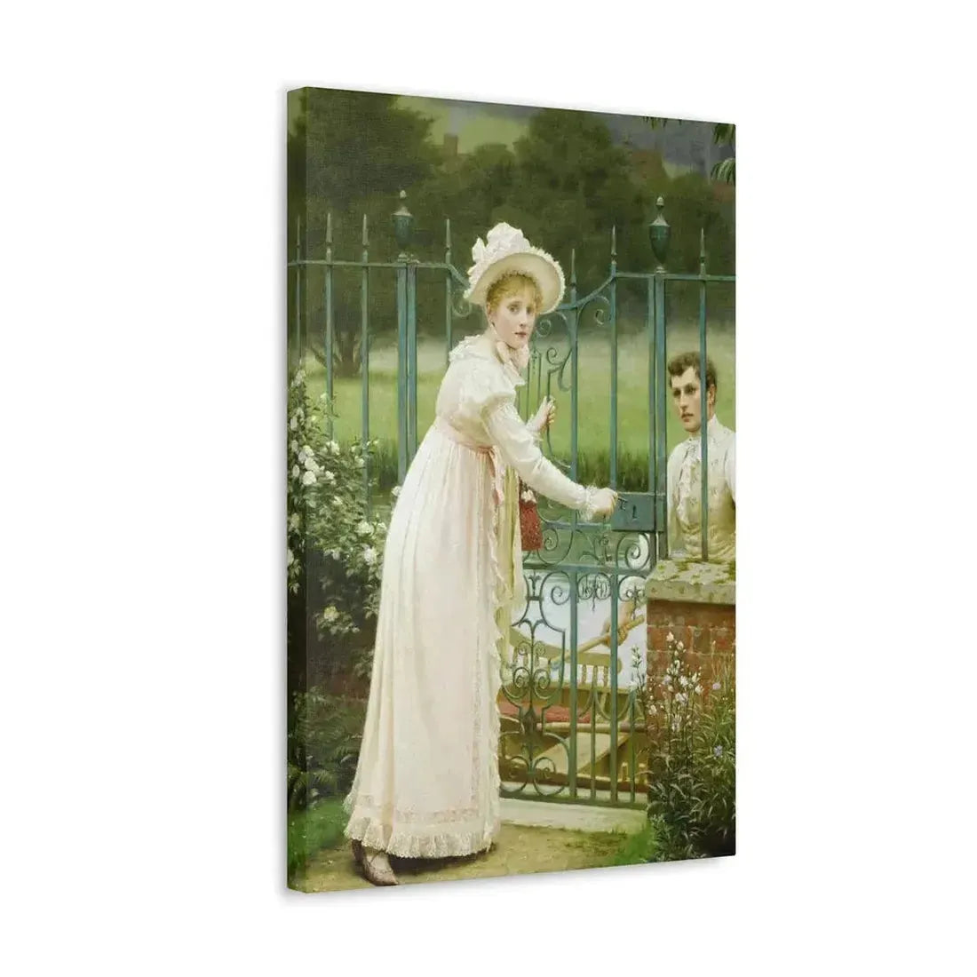 Edmund Blair Leighton (1853-1922) Where There's a Will - Canvas Wall Art - The Sticker Space