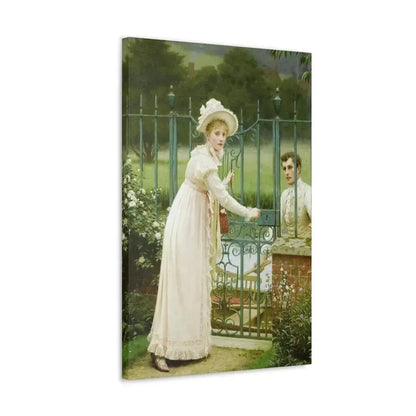 Edmund Blair Leighton (1853-1922) Where There's a Will - Canvas Wall Art - The Sticker Space