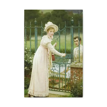 Edmund Blair Leighton (1853-1922) Where There's a Will - Canvas Wall Art - The Sticker Space