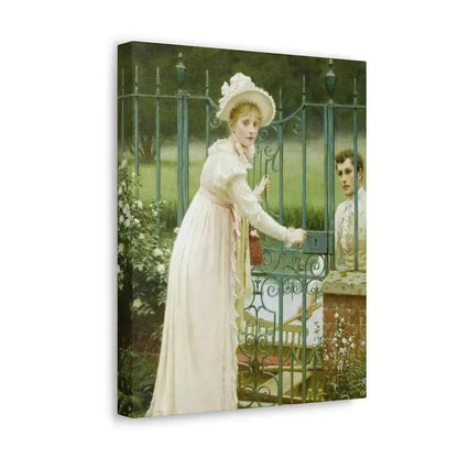 Edmund Blair Leighton (1853-1922) Where There's a Will - Canvas Wall Art - The Sticker Space