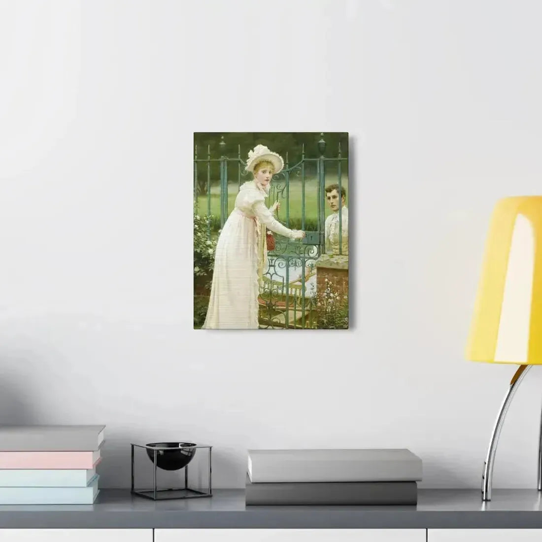 Edmund Blair Leighton (1853-1922) Where There's a Will - Canvas Wall Art - The Sticker Space