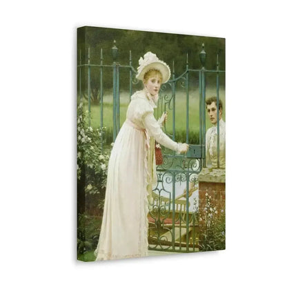 Edmund Blair Leighton (1853-1922) Where There's a Will - Canvas Wall Art - The Sticker Space