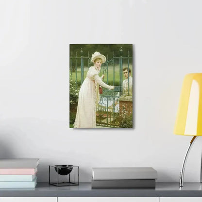 Edmund Blair Leighton (1853-1922) Where There's a Will - Canvas Wall Art - The Sticker Space