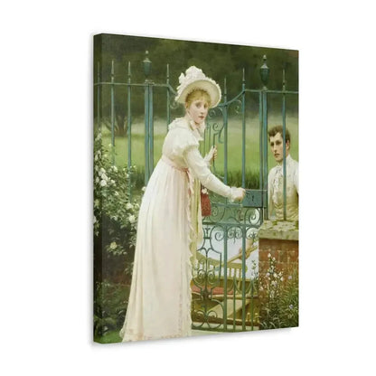 Edmund Blair Leighton (1853-1922) Where There's a Will - Canvas Wall Art - The Sticker Space