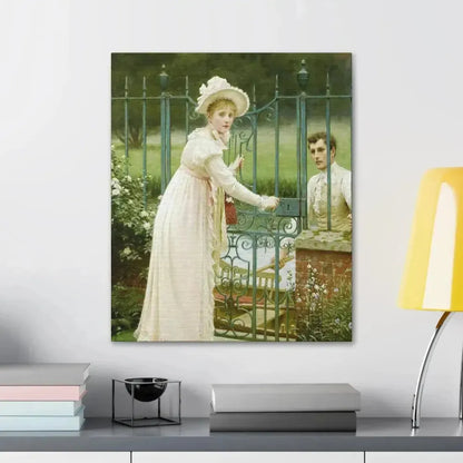 Edmund Blair Leighton (1853-1922) Where There's a Will - Canvas Wall Art - The Sticker Space