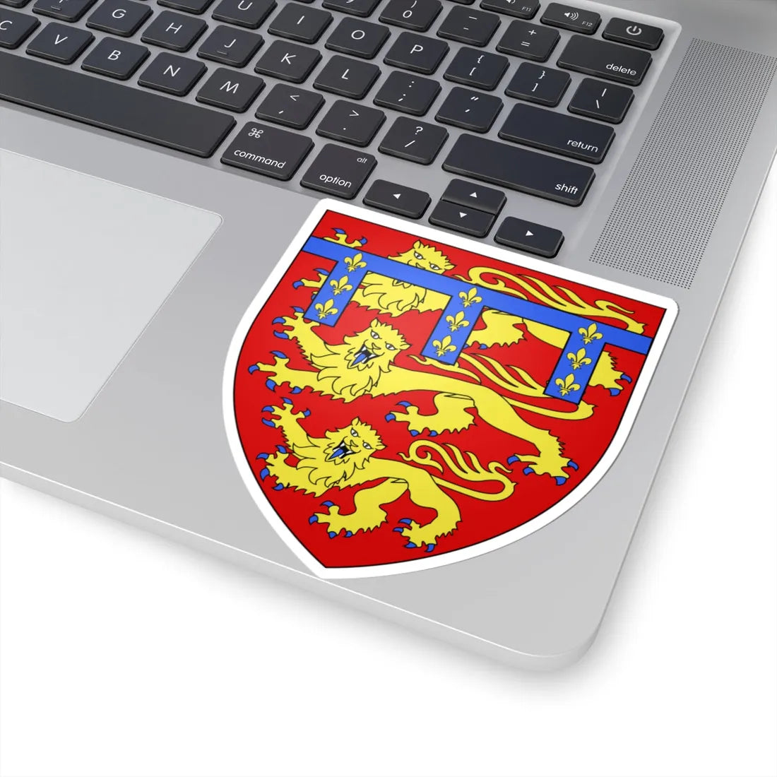 Edmund Crouchback Arms (England) (Coat of Arms) STICKER Vinyl Kiss-Cut Decal - The Sticker Space