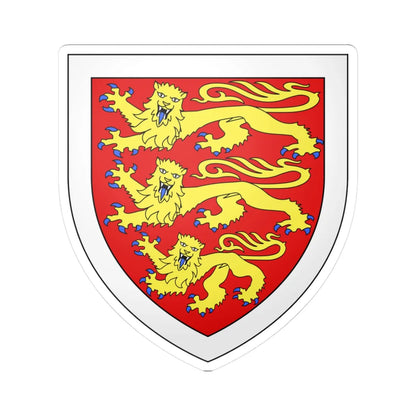 Edmund of Woodstock Arms (England) (Coat of Arms) STICKER Vinyl Kiss-Cut Decal 3 Inch White - The Sticker Space