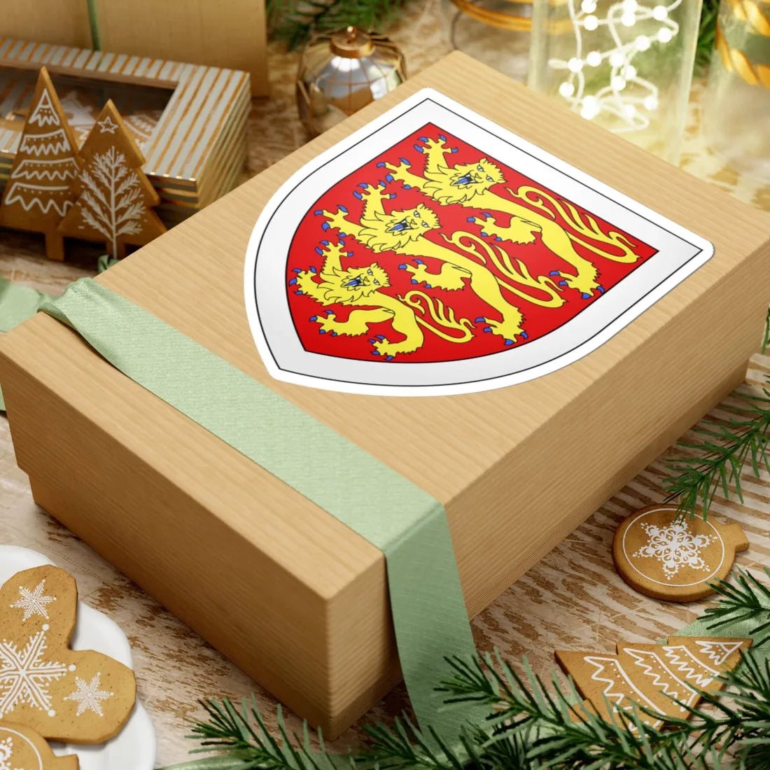 Edmund of Woodstock Arms (England) (Coat of Arms) STICKER Vinyl Kiss-Cut Decal - The Sticker Space