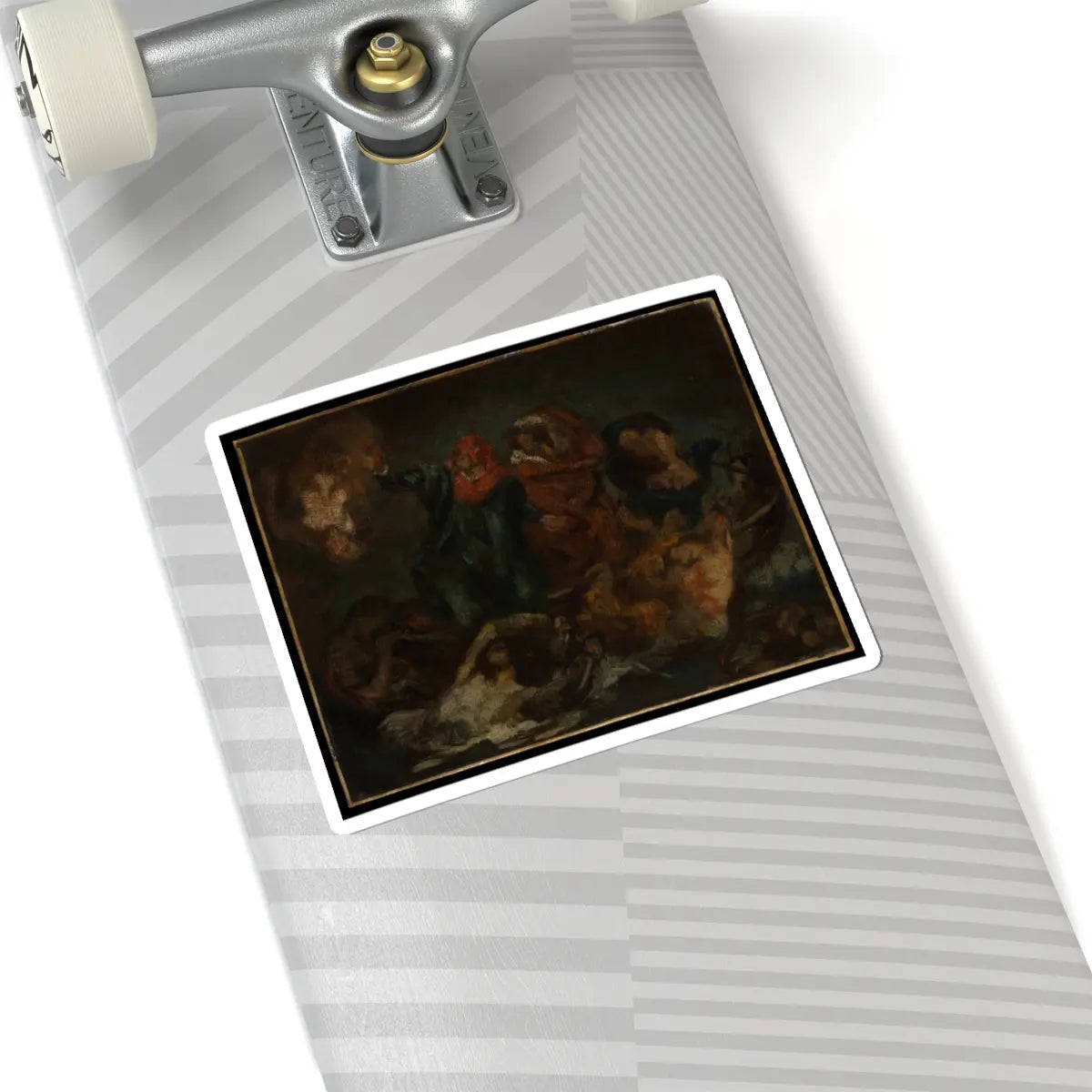 SKU:TSS-STICK-DRDMNT-6X6-5 Sizes:6" × 6" Types:White