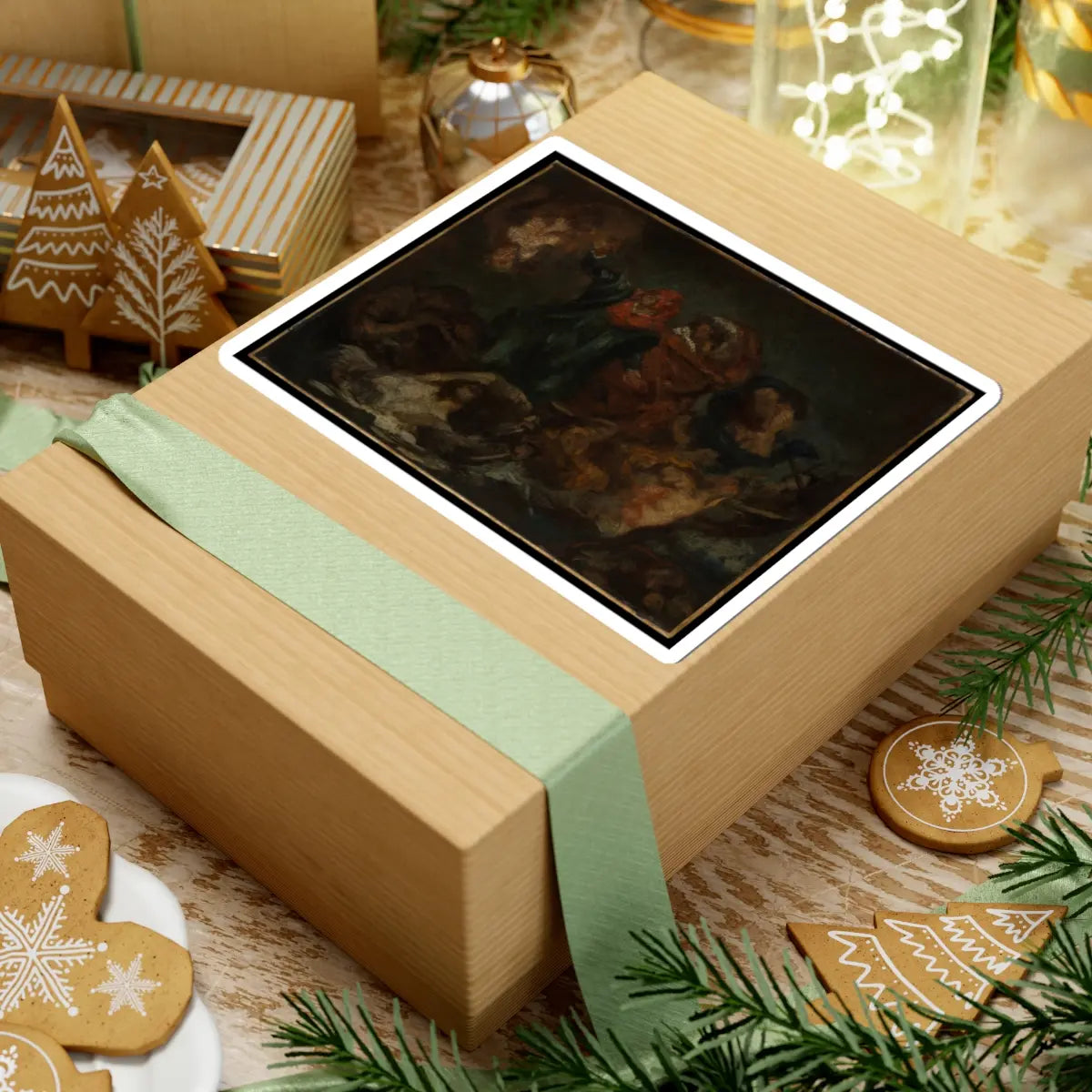 SKU:TSS-STICK-DRDMNT-6X6-5 Sizes:6" × 6" Types:White