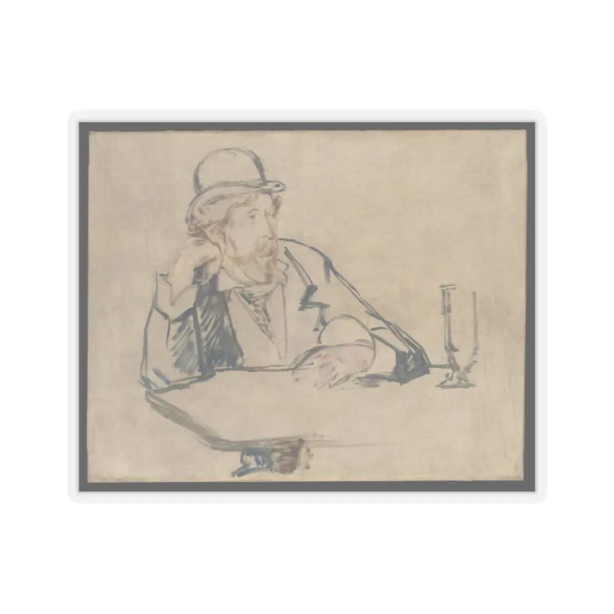 SKU:TSS-STICK-DRDMNT-6X6-1N0VU Sizes:6" × 6" Types:Transparent