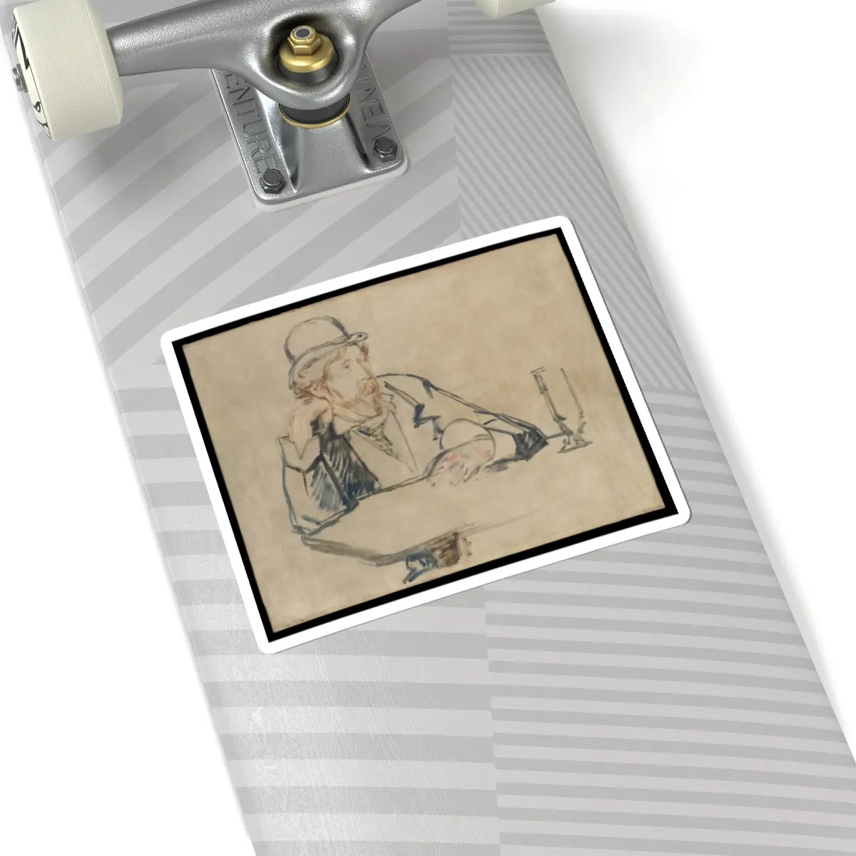 SKU:TSS-STICK-DRDMNT-6X6-7 Sizes:6" × 6" Types:White