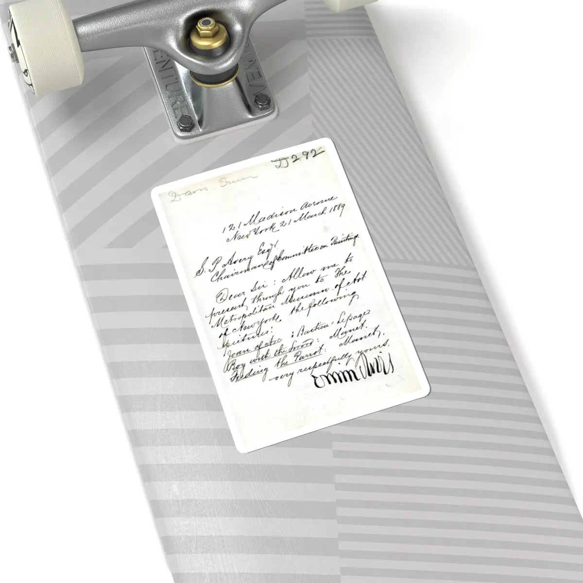 SKU:TSS-STICK-DRDMNT-6X6-23 Sizes:6" × 6" Types:White