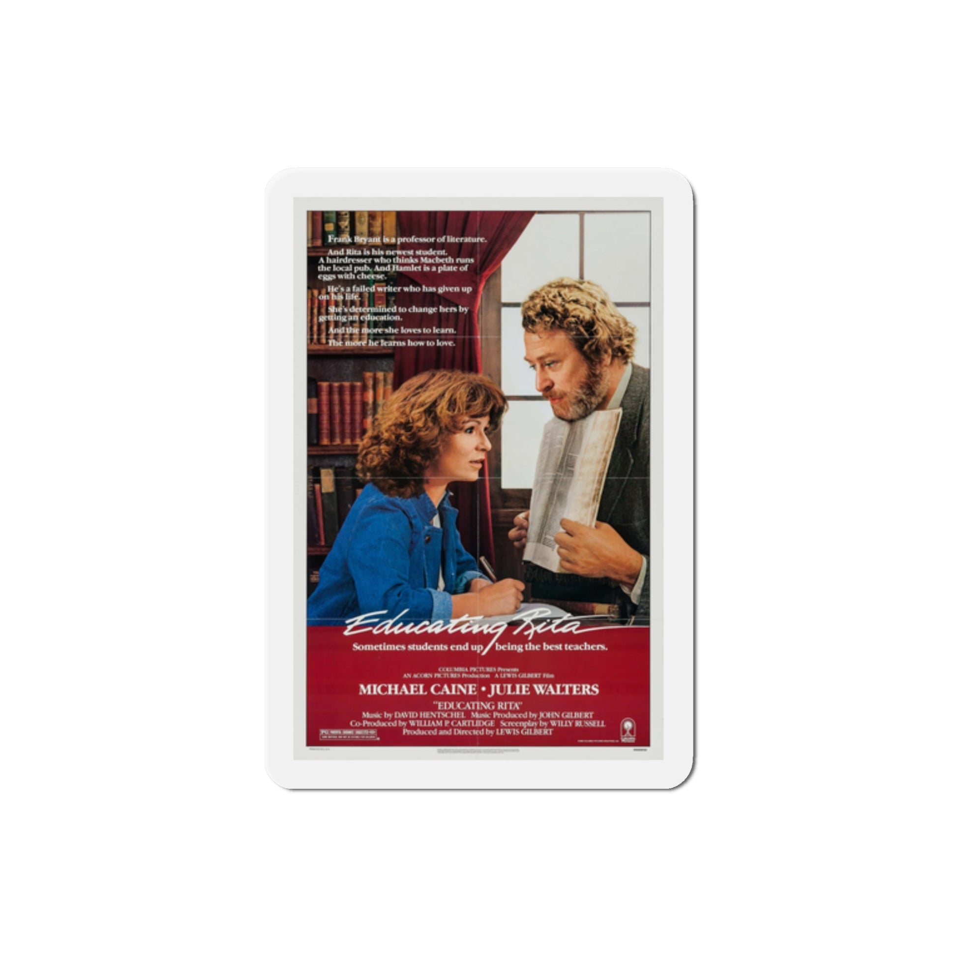 Educating Rita 1983 Movie Poster Die-Cut Magnet-The Sticker Space