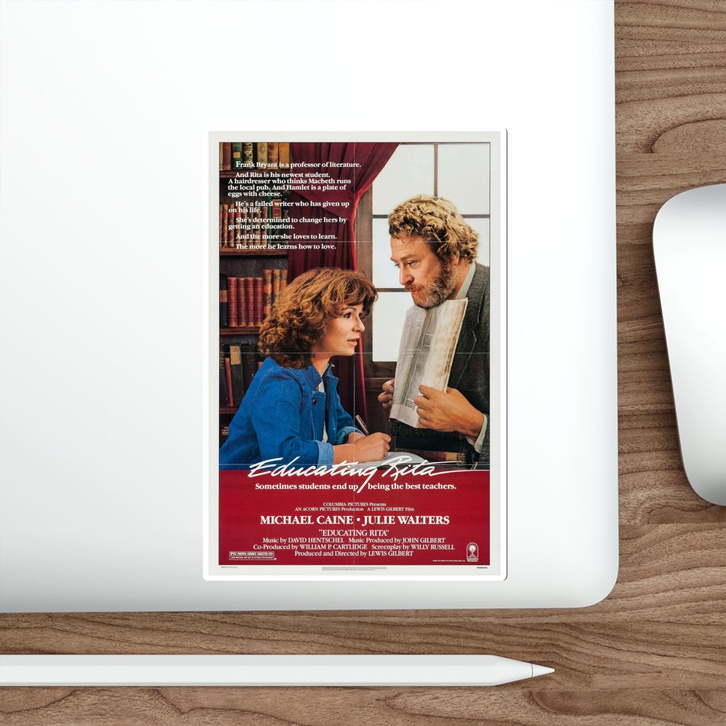 Educating Rita 1983 Movie Poster STICKER Vinyl Die-Cut Decal-The Sticker Space