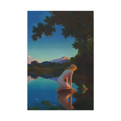 Edward Eggleston (1882-1941) Nymph and the Frog - Canvas Wall Art 24″ x 36″ 1.25" - The Sticker Space