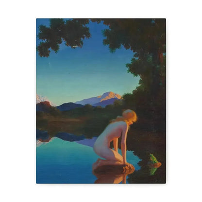 Edward Eggleston (1882-1941) Nymph and the Frog - Canvas Wall Art - The Sticker Space