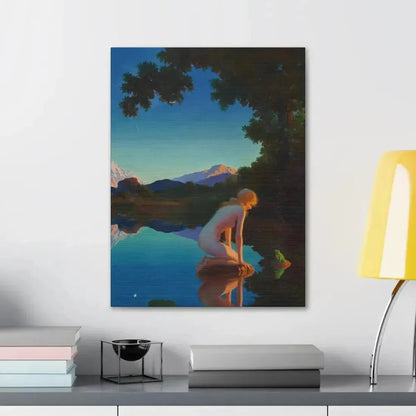 Edward Eggleston (1882-1941) Nymph and the Frog - Canvas Wall Art - The Sticker Space