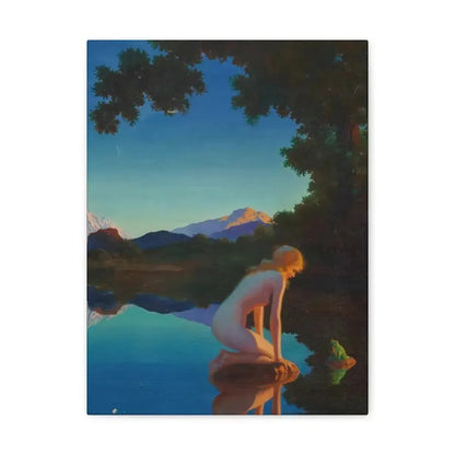 Edward Eggleston (1882-1941) Nymph and the Frog - Canvas Wall Art - The Sticker Space