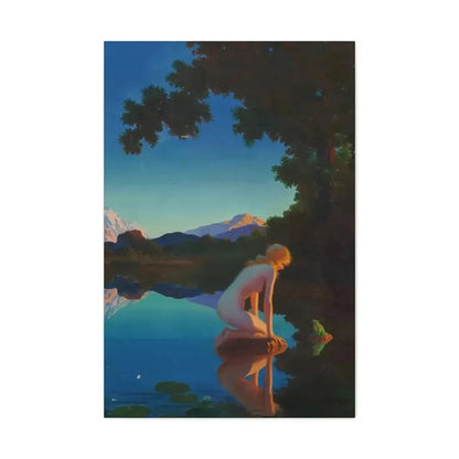 Edward Eggleston (1882-1941) Nymph and the Frog - Canvas Wall Art - The Sticker Space