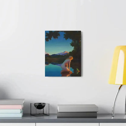 Edward Eggleston (1882-1941) Nymph and the Frog - Canvas Wall Art - The Sticker Space