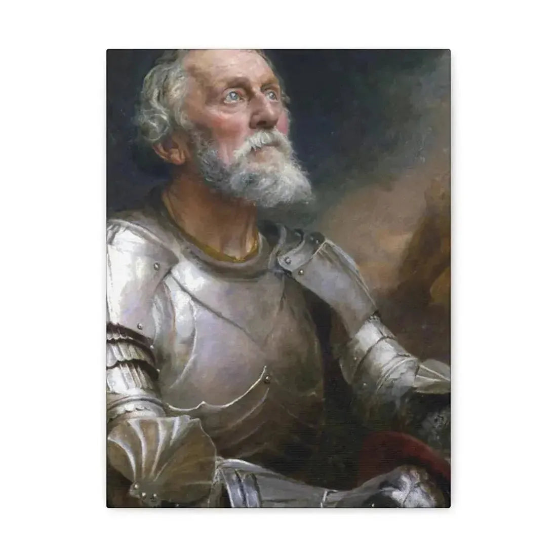 Edward John Gregory (1850-1909) Don Quixote - Canvas Wall Art 12″ x 16″ 1.25" - The Sticker Space
