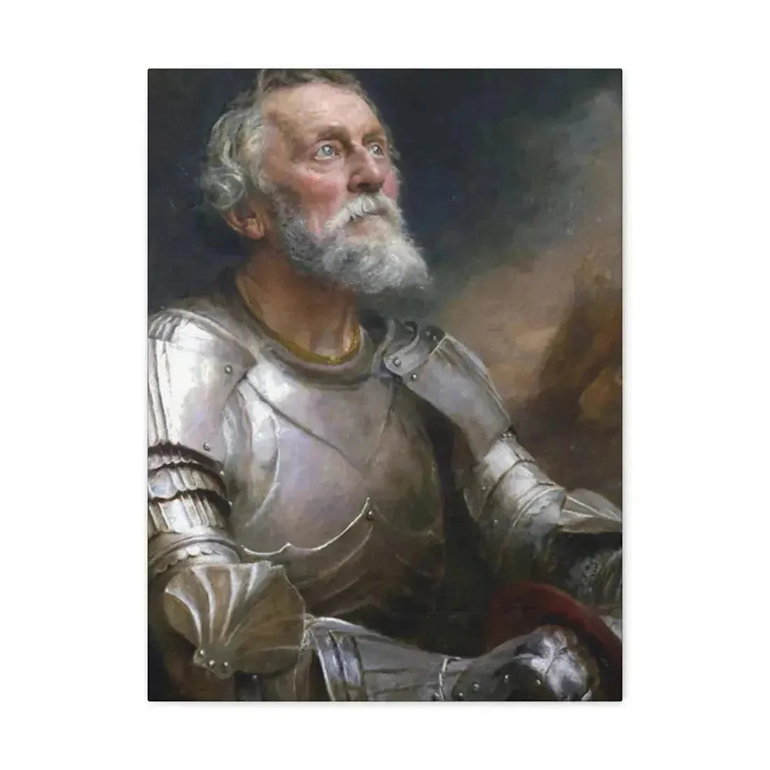 Edward John Gregory (1850-1909) Don Quixote - Canvas Wall Art 18″ x 24″ 1.25" - The Sticker Space