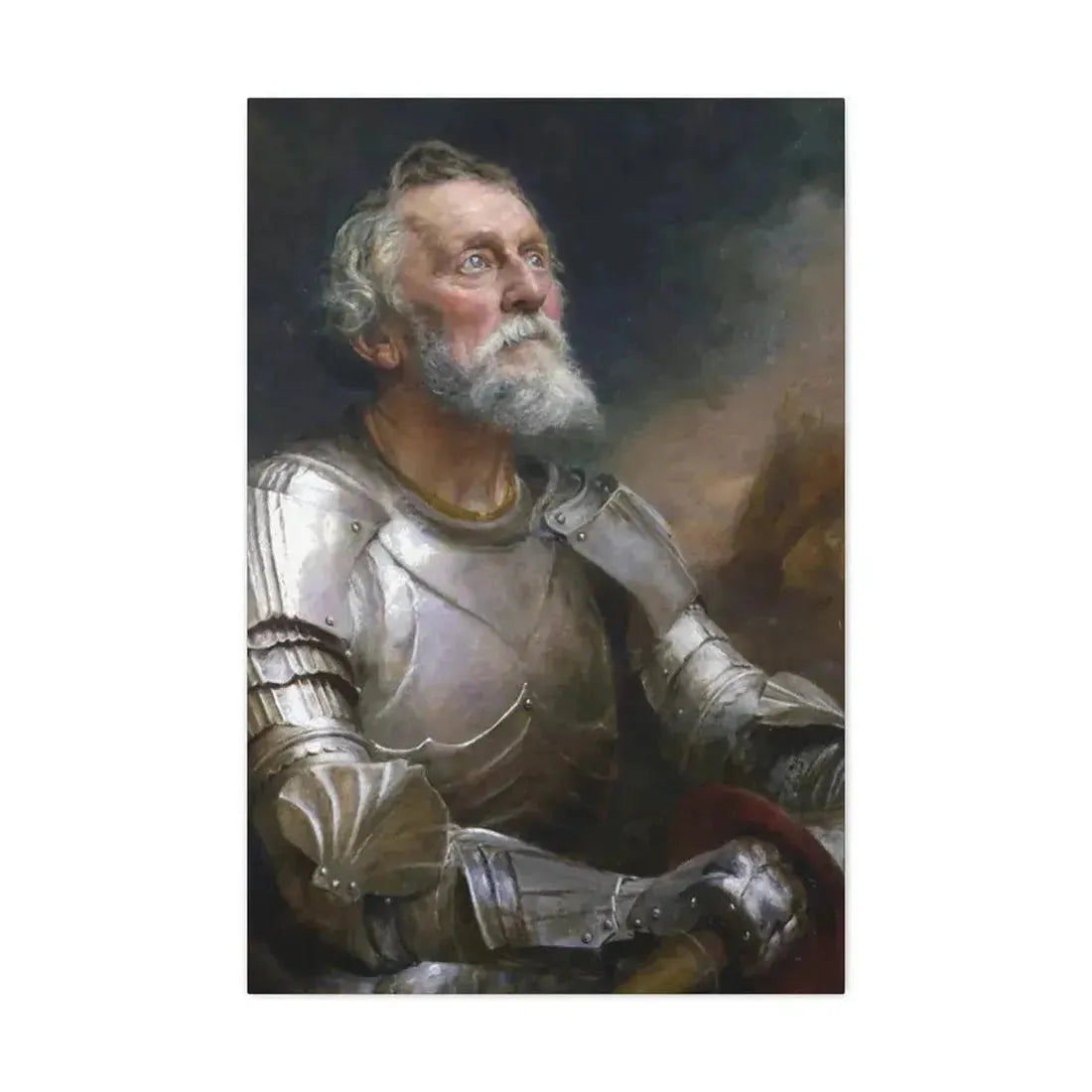 Edward John Gregory (1850-1909) Don Quixote - Canvas Wall Art 24″ x 36″ 1.25" - The Sticker Space