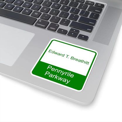 Edward T Breathitt Pennyrile Parkway Shield (Kentucky) (Road Sign) STICKER Vinyl Kiss-Cut Decal - The Sticker Space