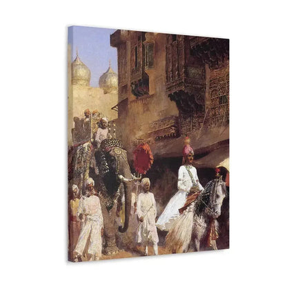 Edwin Lord Weeks (1849-1903) Indian Prince And Parade Cermony - Canvas Wall Art - The Sticker Space