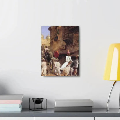 Edwin Lord Weeks (1849-1903) Indian Prince And Parade Cermony - Canvas Wall Art - The Sticker Space