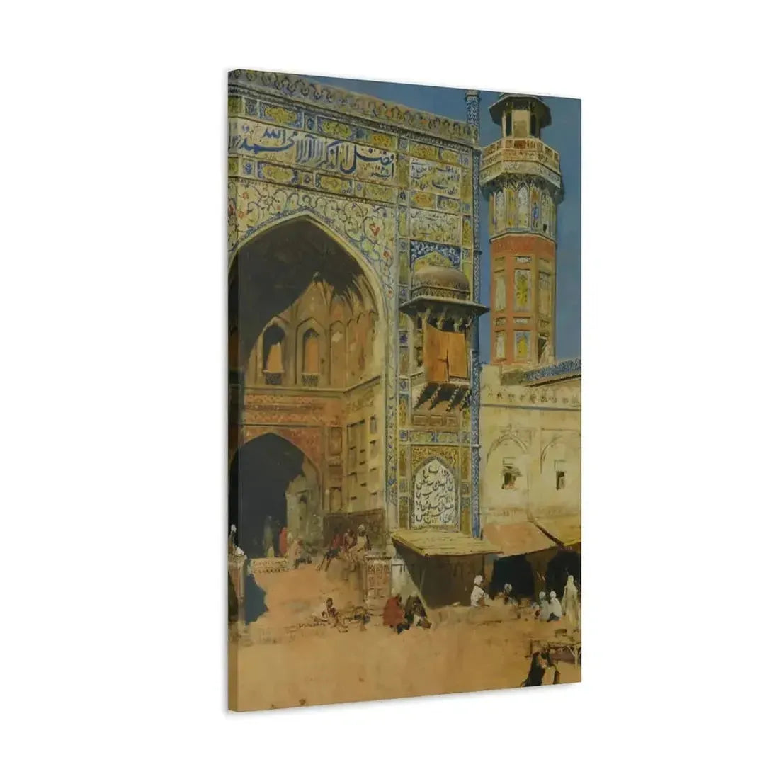 Edwin Lord Weeks (1849-1903) Jumma Musjed Lahore India - Canvas Wall Art - The Sticker Space