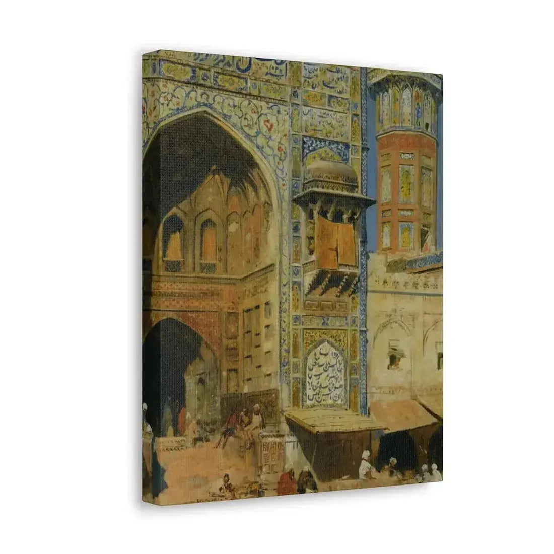 Edwin Lord Weeks (1849-1903) Jumma Musjed Lahore India - Canvas Wall Art - The Sticker Space