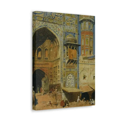 Edwin Lord Weeks (1849-1903) Jumma Musjed Lahore India - Canvas Wall Art - The Sticker Space