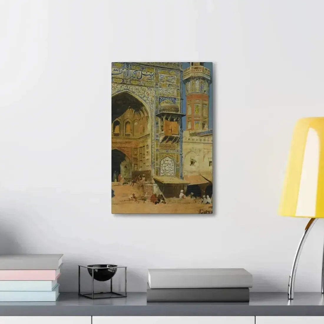 Edwin Lord Weeks (1849-1903) Jumma Musjed Lahore India - Canvas Wall Art - The Sticker Space