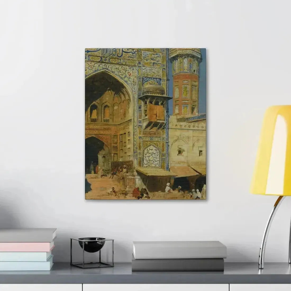 Edwin Lord Weeks (1849-1903) Jumma Musjed Lahore India - Canvas Wall Art - The Sticker Space
