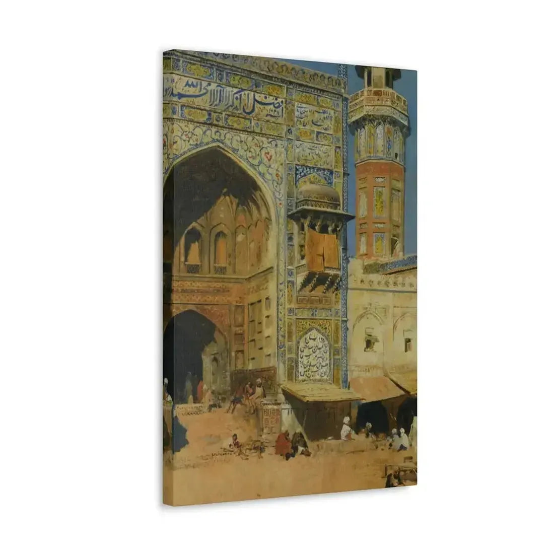 Edwin Lord Weeks (1849-1903) Jumma Musjed Lahore India - Canvas Wall Art - The Sticker Space