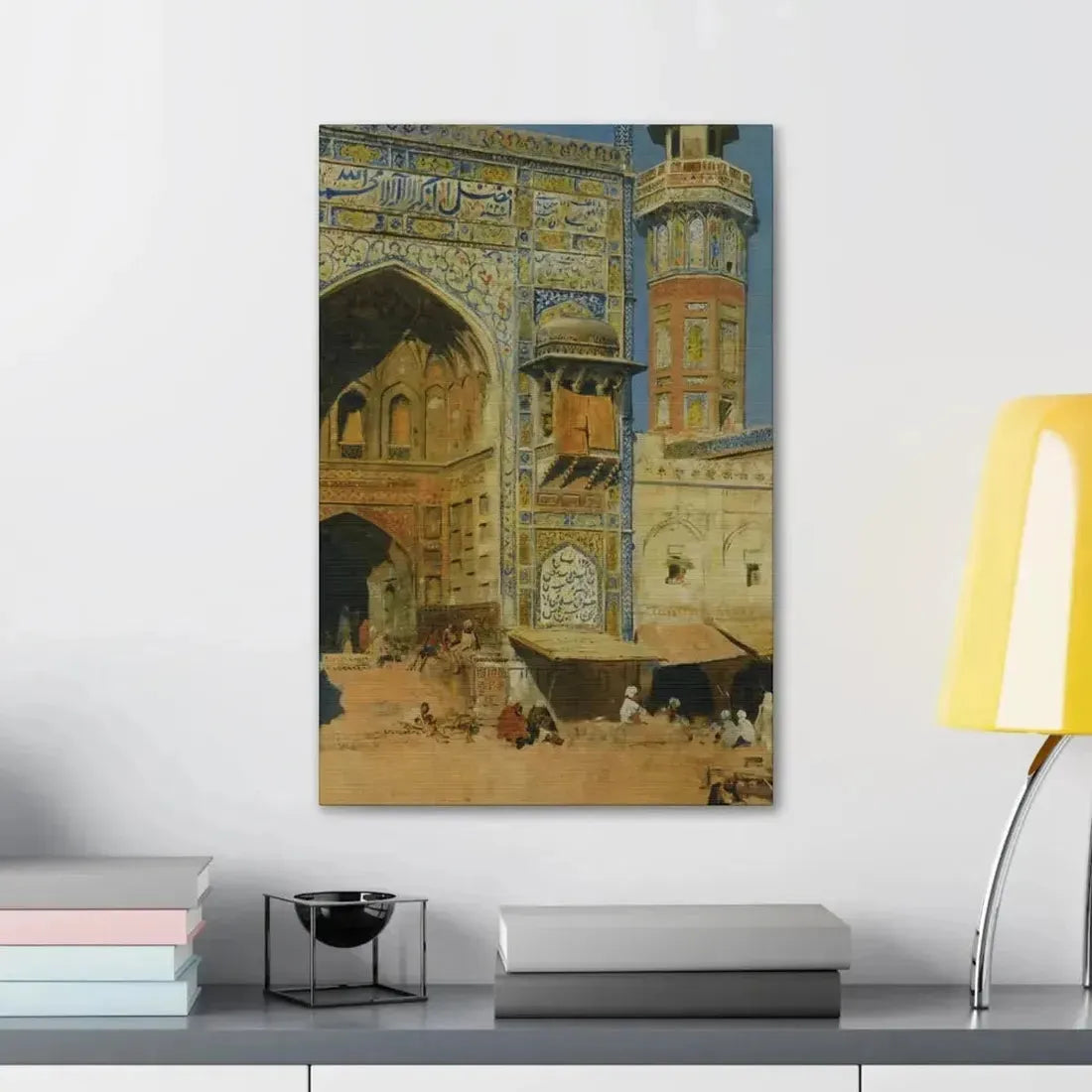 Edwin Lord Weeks (1849-1903) Jumma Musjed Lahore India - Canvas Wall Art - The Sticker Space