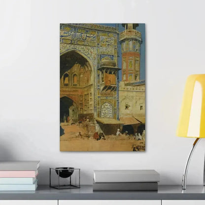 Edwin Lord Weeks (1849-1903) Jumma Musjed Lahore India - Canvas Wall Art - The Sticker Space
