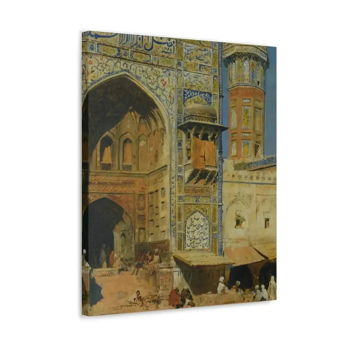 Edwin Lord Weeks (1849-1903) Jumma Musjed Lahore India - Canvas Wall Art - The Sticker Space