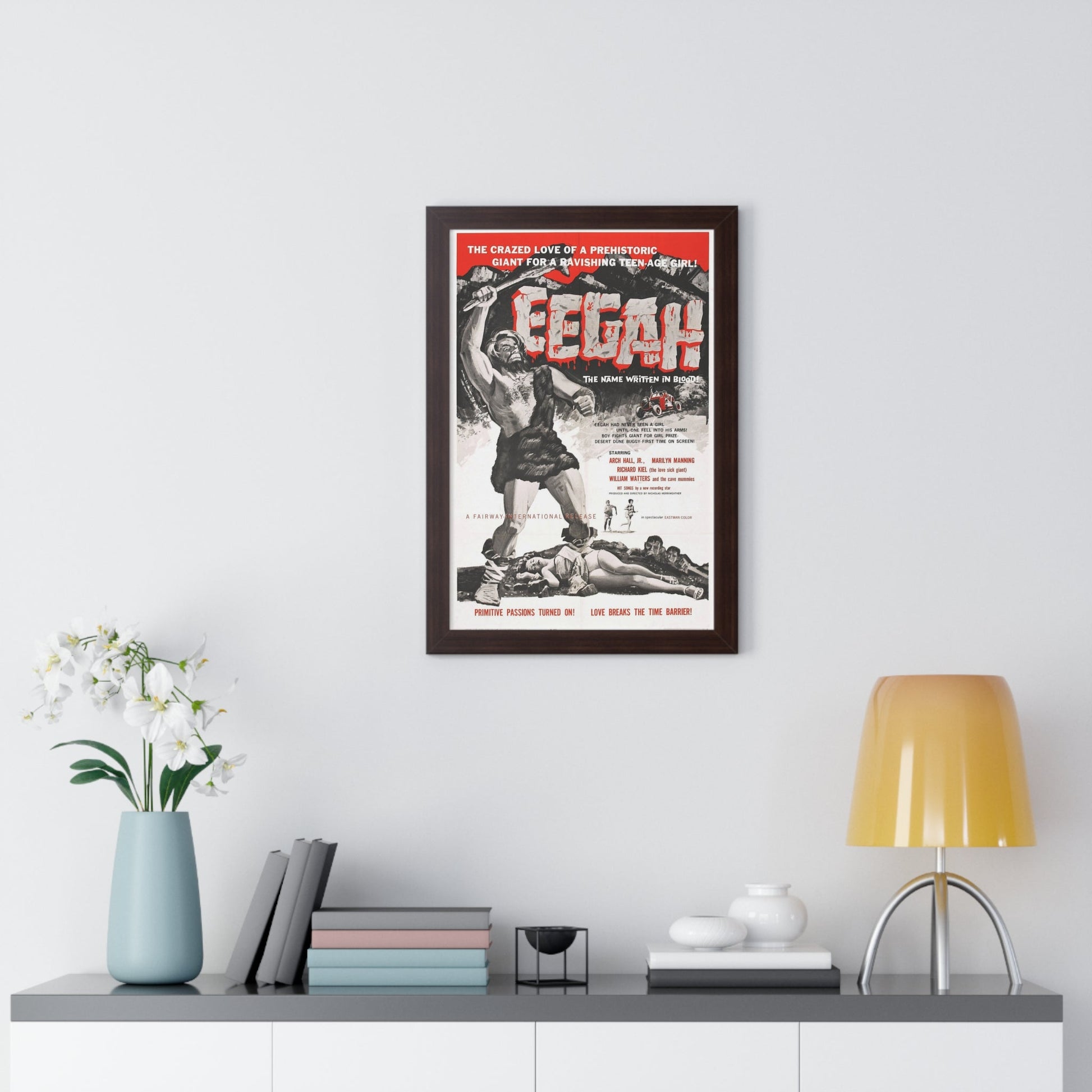 EEGAH 1962 - Framed Movie Poster-The Sticker Space