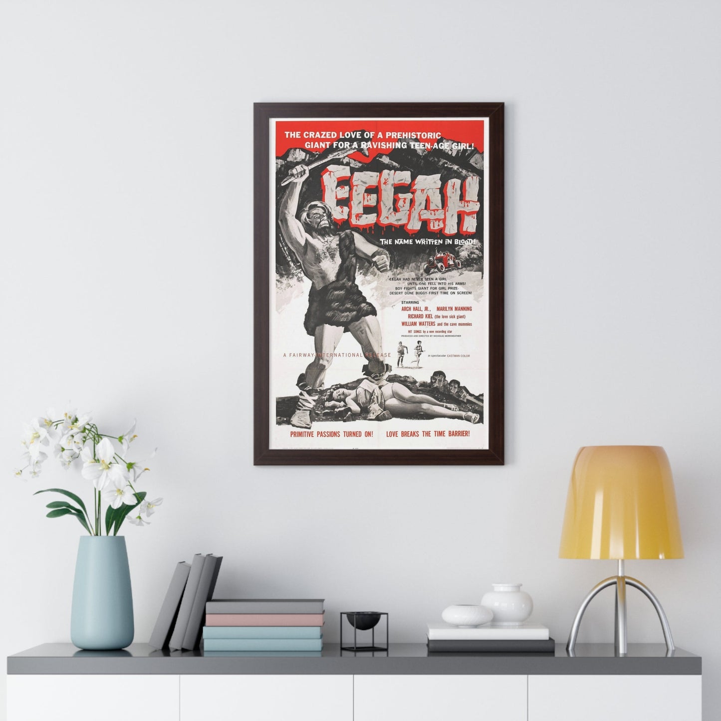 EEGAH 1962 - Framed Movie Poster-The Sticker Space