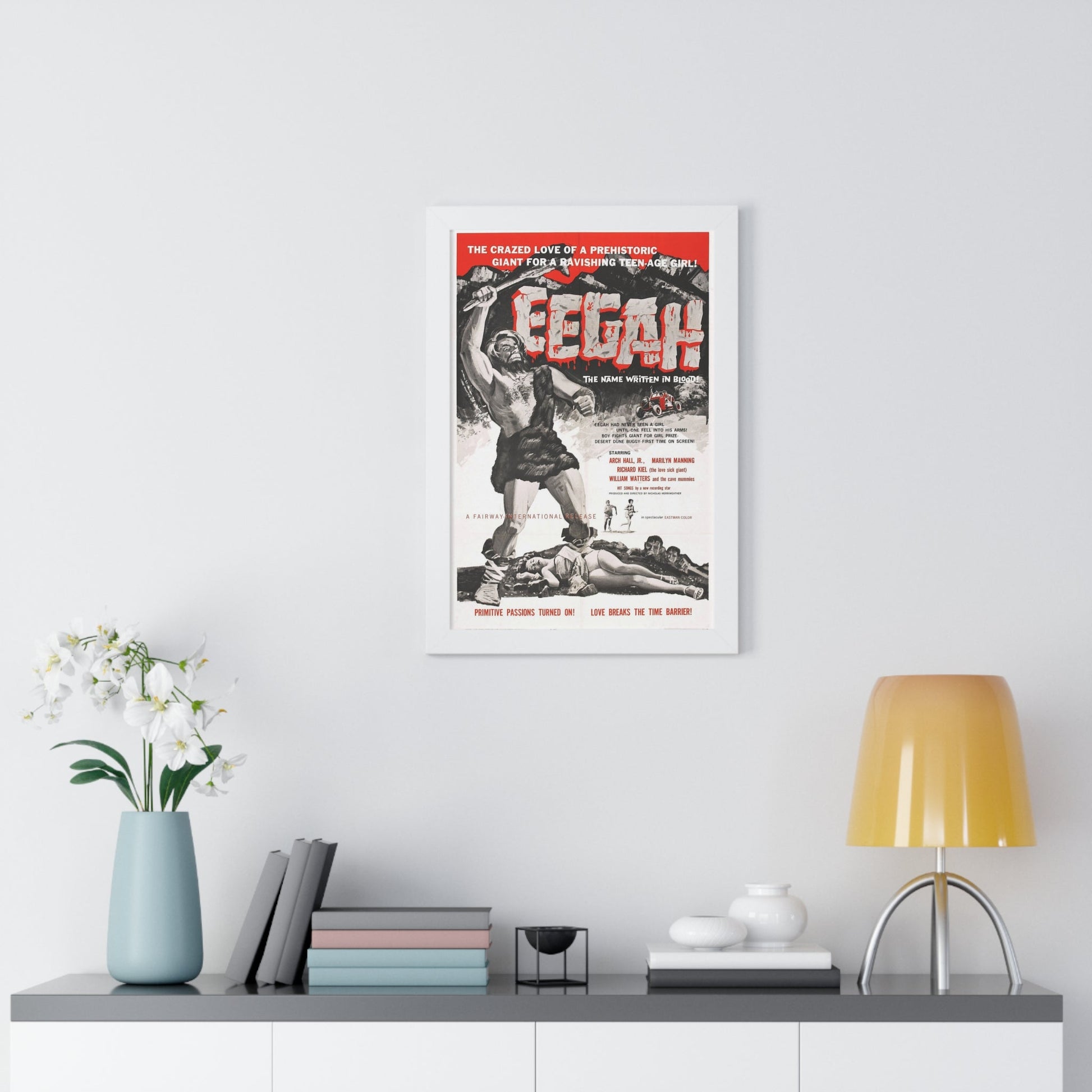 EEGAH 1962 - Framed Movie Poster-The Sticker Space