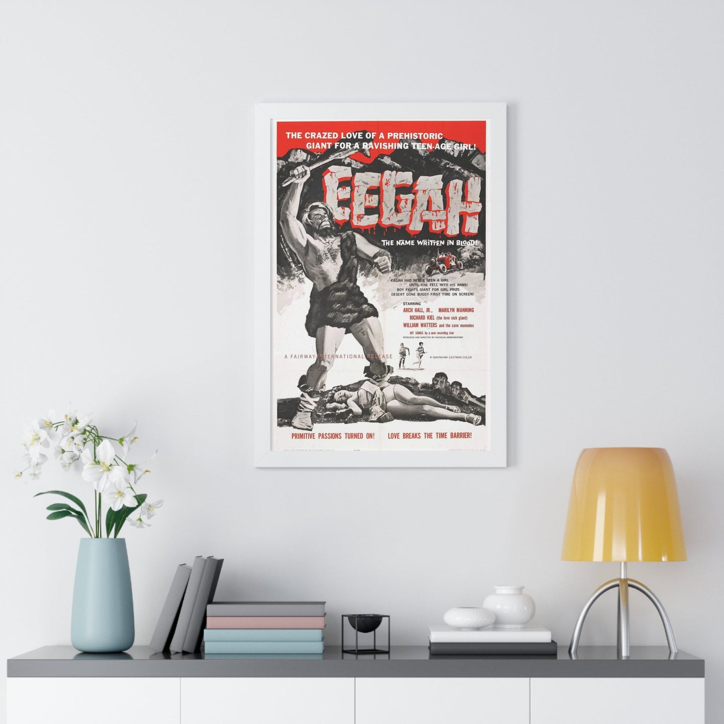 EEGAH 1962 - Framed Movie Poster-The Sticker Space