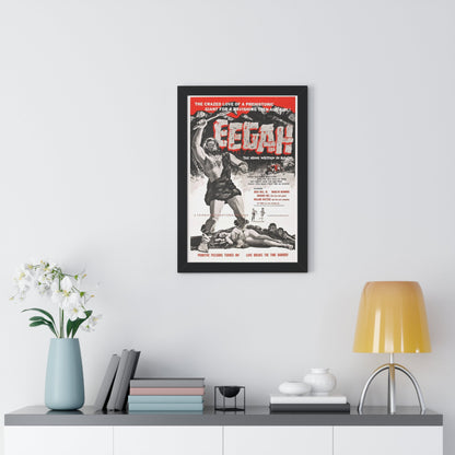 EEGAH 1962 - Framed Movie Poster-The Sticker Space