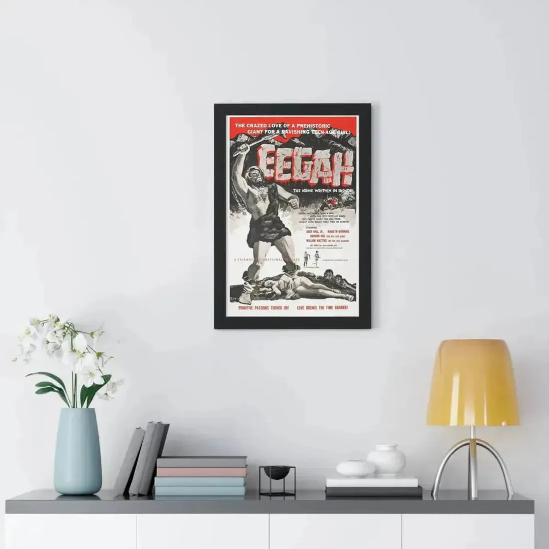 EEGAH 1962 - Framed Movie Poster - The Sticker Space
