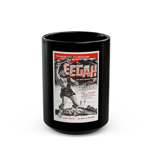 EEGAH 1962 Movie Poster - Black Coffee Mug-15oz-The Sticker Space