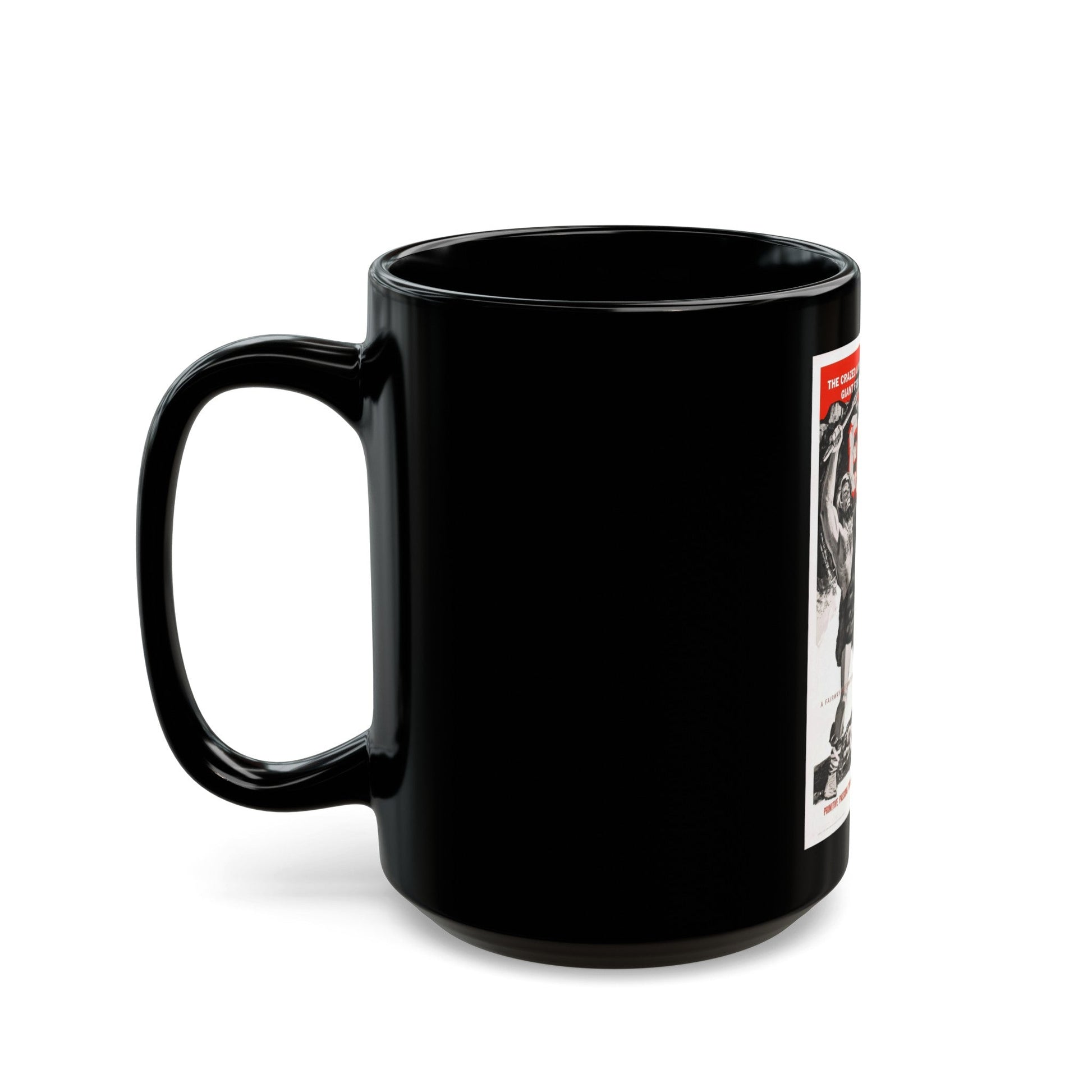 EEGAH 1962 Movie Poster - Black Coffee Mug-The Sticker Space