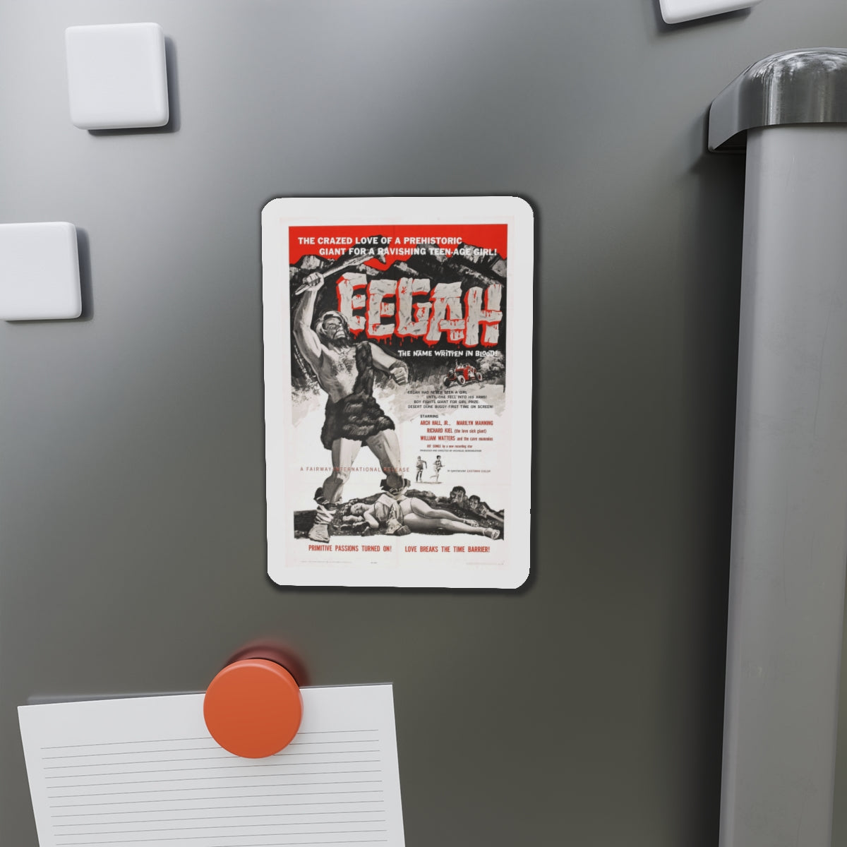 EEGAH 1962 Movie Poster - Die-Cut Magnet-The Sticker Space